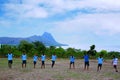 The joy of students in Satar Lenda Village, West Manggarai, East Nusa Tenggara, Indonesia