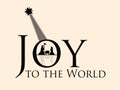 Joy to the World Nativity Scene