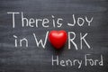 Joy in work Royalty Free Stock Photo