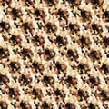 Joyful abstract background in brown hues