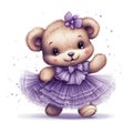 Joyful bear dancer graphics