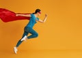 Woman in superhero costume Royalty Free Stock Photo