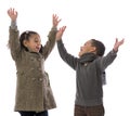 Joyful Boy and Girl Royalty Free Stock Photo