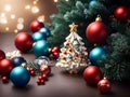 Joyful Celebrations: Holidays Extravaganza with Christmas Tree Magic Royalty Free Stock Photo