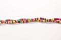 Joyful Colors of Jewelery Beads Twisted Multi Colored Chain Necklace Presentation