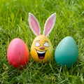 Joyful Easter eggstravaganza bringing laughter, fun, and excitement to all Royalty Free Stock Photo