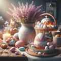 Joyful Easter: Table Setting with Handcrafted Beauty