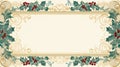 joyful holiday card border