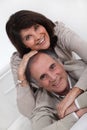 Joyful mature couple Royalty Free Stock Photo