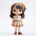 Joyful And Optimistic Rinky Kimi Ganoda Figure In Orange And Brown
