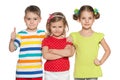 Joyful preschoolers Royalty Free Stock Photo