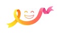 joyful ribbon Royalty Free Stock Photo