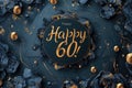 Joyful sixtieth: a celebration of milestones, memories, and new beginnings, marking sixty years with heartfelt greetings