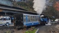 Narrow gauge railway track of Darjeeling joyride by toy train from darjeeling station