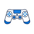 Joystick color line icon. Input device. Control a character or machine in a computer program, such as a plane in a flight Royalty Free Stock Photo