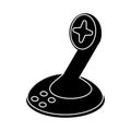 Joystick control game video pictogram
