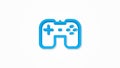 joystick, gaming realistic icon. 3d line vector illustration. Top view