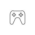 Joystick icon. Game console symbol Royalty Free Stock Photo