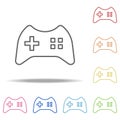 joystick icon. Elements of web in multi colored icons. Simple icon for websites, web design, mobile app, info graphics Royalty Free Stock Photo