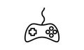 Joystick icon vector, Gaming joystick, Game controller icon Royalty Free Stock Photo