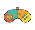 Joystick isolated. Gamepad Game controller Vector illustration.