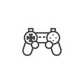 Joystick outline icon Royalty Free Stock Photo