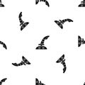 Joystick pattern seamless black