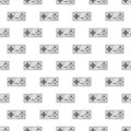 Joystick seamless pattern