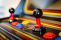 Joystick of a vintage arcade videogame - Coin-Op