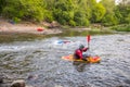 Water canoeing, extreme kayaking