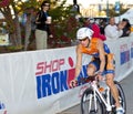 Jozsef Major Racing in the Arizona Ironman Triathl