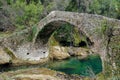 _JP01371-ancient stone bridge in France Royalty Free Stock Photo