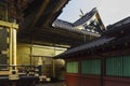 Architectural details of the Golden Toshogu shrine in Tokyo Japan Royalty Free Stock Photo