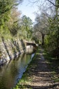 _JP01324-a typical irrigation canal in Provence Royalty Free Stock Photo