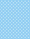 Jpg. Blue Background with White Polka Dots Royalty Free Stock Photo