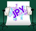 Jpy Currency Shows Japanese Yen And Broker