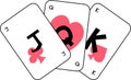 JQK Cards Deck Sweet and Minimal