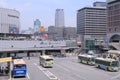 JR Osaka Station bus terminal Japan
