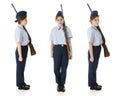 Jr. ROTC Girl Royalty Free Stock Photo