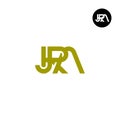 JRA Logo Letter Monogram Design Royalty Free Stock Photo