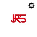JRS Logo Letter Monogram Design Royalty Free Stock Photo