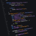 Js coding website background Royalty Free Stock Photo