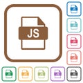 JS file format simple icons