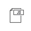 Js format document line icon