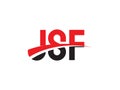 JSF Letter Initial Logo Design Vector Illustration