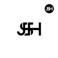 JSH Logo Letter Monogram Design Royalty Free Stock Photo