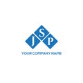 JSP letter logo design on white background. JSP creative initials letter logo concept. JSP letter design.JSP letter logo design on
