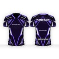 Front and Back Jersey Design Template for gamers, squad, community, bikers, soccer, football. Short sleeve jersey design