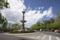 Juan de Villanueva fountain in Camoens street in Madrid Royalty Free Stock Photo