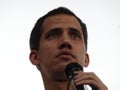 Juan Guaido close up Venezuela president